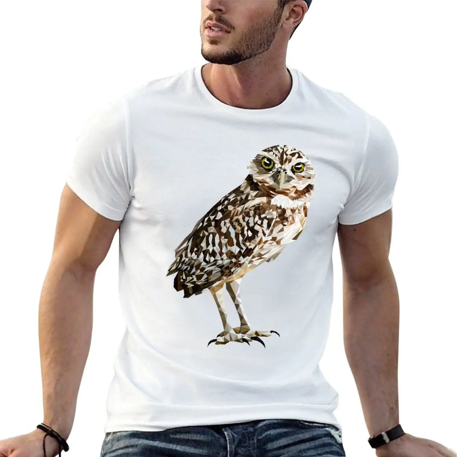 

cotton t Low Owl shirts designer T-Shirt tshirt tshirt Poly 100% Burrowing man