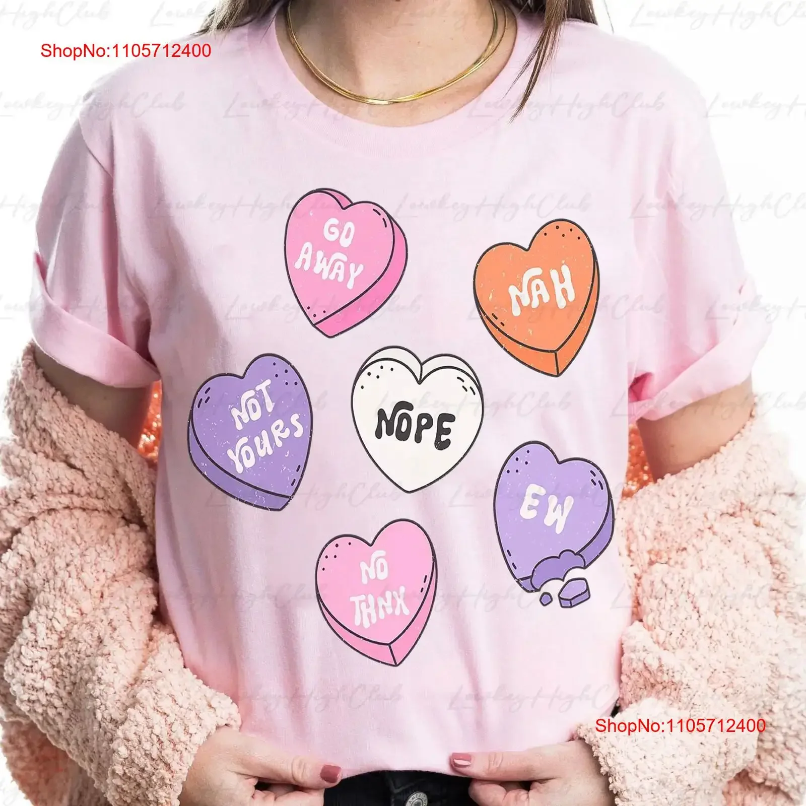 Valentine Heart Cracker T Shirt Happy Party Retro Funny Saying Skeleton Cute MYA569 vintage Washed Slightly Comfortable
