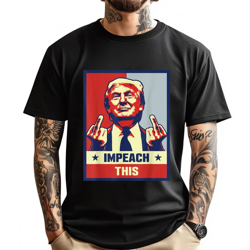 Pro Donald Trump Gifts Republican Conservative Impeach This Men T Shirts High Quality Designer Clothes Men