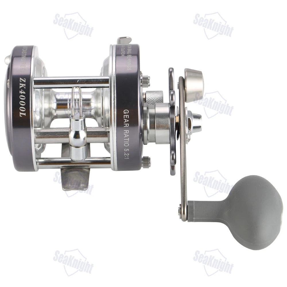 New SEAKNIGHT All Metal Casting Drum Reel 6BB Max Drag 25kg Left/Right Hand SEA Jigging Reel Trolling Reel Freshwater/Saltwater