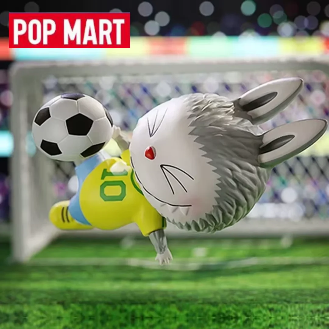 POP MART Labubu Serie Deportiva, Figura de Acción Anime Kawaii, Caja Misteriosa, Muñecas Originales, Regalo para Niñas