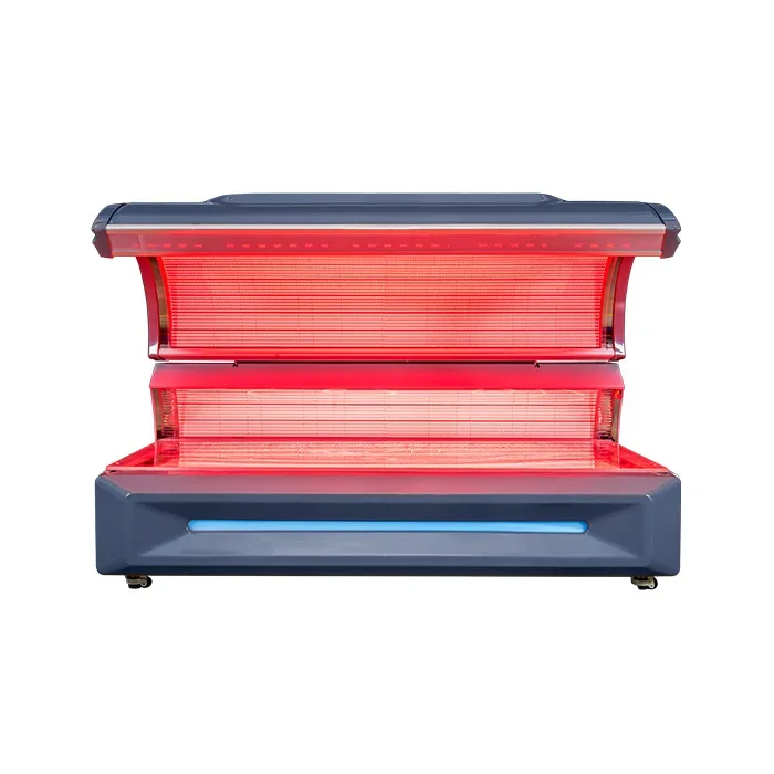 Merican Full Body Professioneel LED Rood Licht Nabij Infrarood Therapiebed voor pijnverlichting en wondgenezing