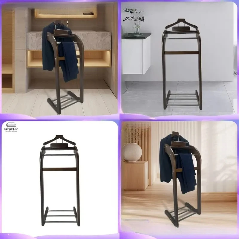 Floor to Ceiling Coat Rack Heavy Duty Tension Pole Hanger Stand for Bedroom Living Room Hotel Simple Modern Clothes Hat Bag