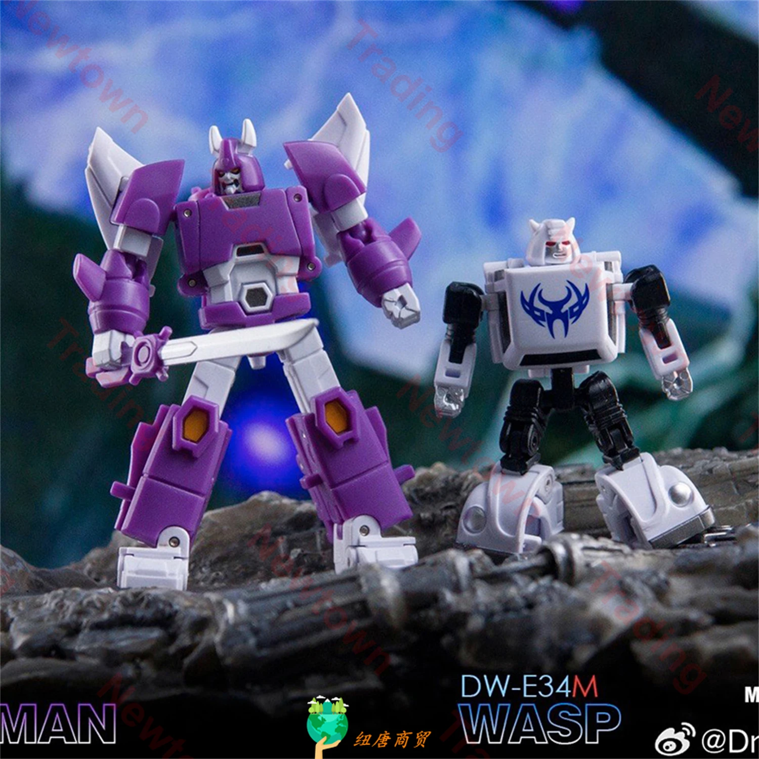 [สต็อก] Transformation Dr.Wu DW-E35 DW-E34 DW-E35M DW-E34G DW-E35S DW-E34M DW-E35T DW-E34B Cyclonus WASP Mini Action Figure