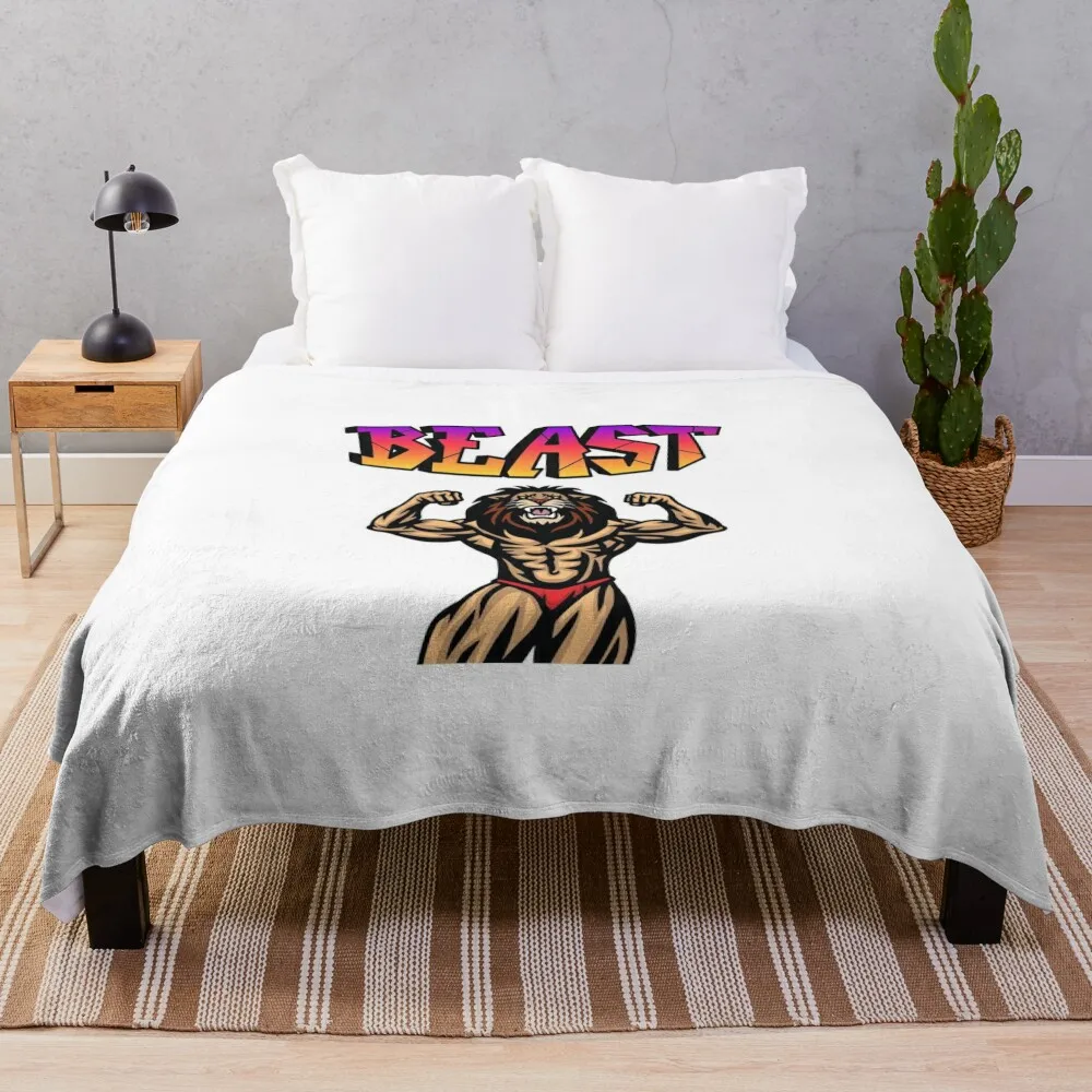 Logo Beast Fanny Beast Classic T-Shirt Throw Blanket Soft Plaid Decorative Sofa Cute Blankets