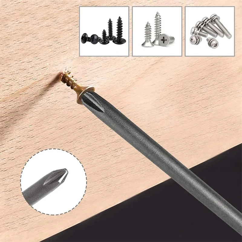 Phillips Screwdriver Bits Cross Head Magnetic Screwdrivers PH00 PH1 PH2 S2 Alloy Steel Hex Shank Hand Tools 50/75/100/150mm