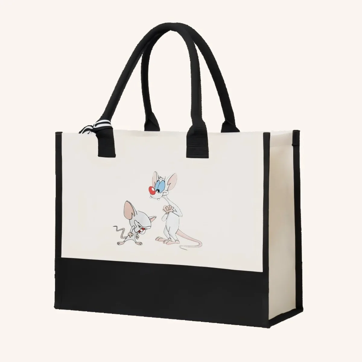 ليجراند 2026 وصول جديد موضة عملية واسعة حقيبة حمل قابلة لإعادة الاستخدام نمط طباعة 2 لهجة الثقيلة حقيبة كتف كبيرة للجميع