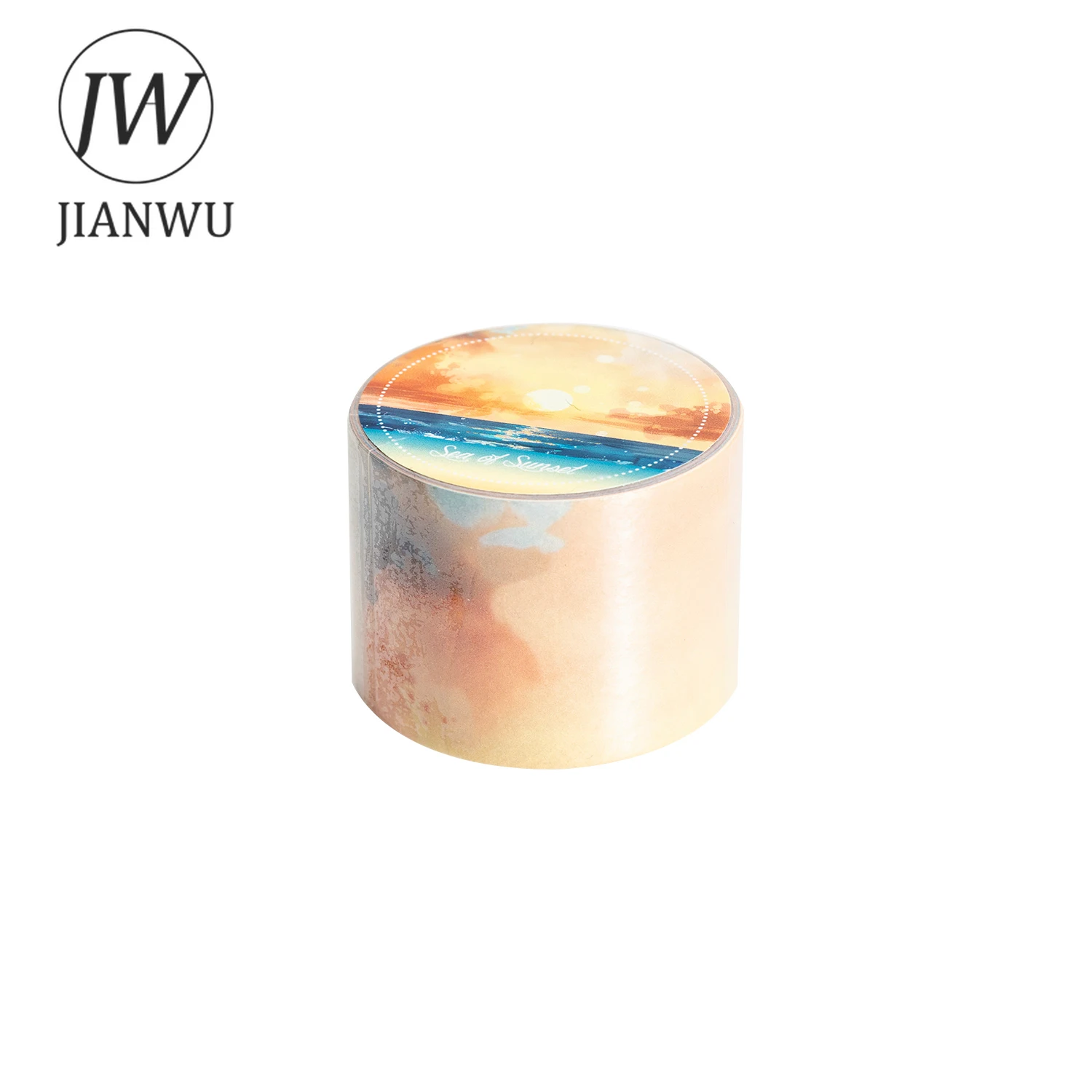 JIANWU 30mm*200cm Sky and Sea Series Landscaping Material Collage Washi Tape Creative DIY Journal Scrapbooking Stationery