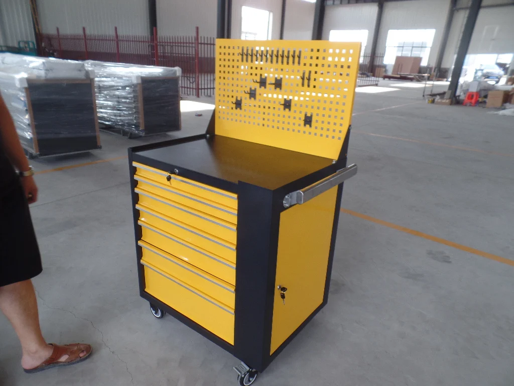 Multi-function Strap Lock Tool Storage Cabinet Rolling Drawer Tool Chest for Garage, Warehouse, Workshop, Repair Shop