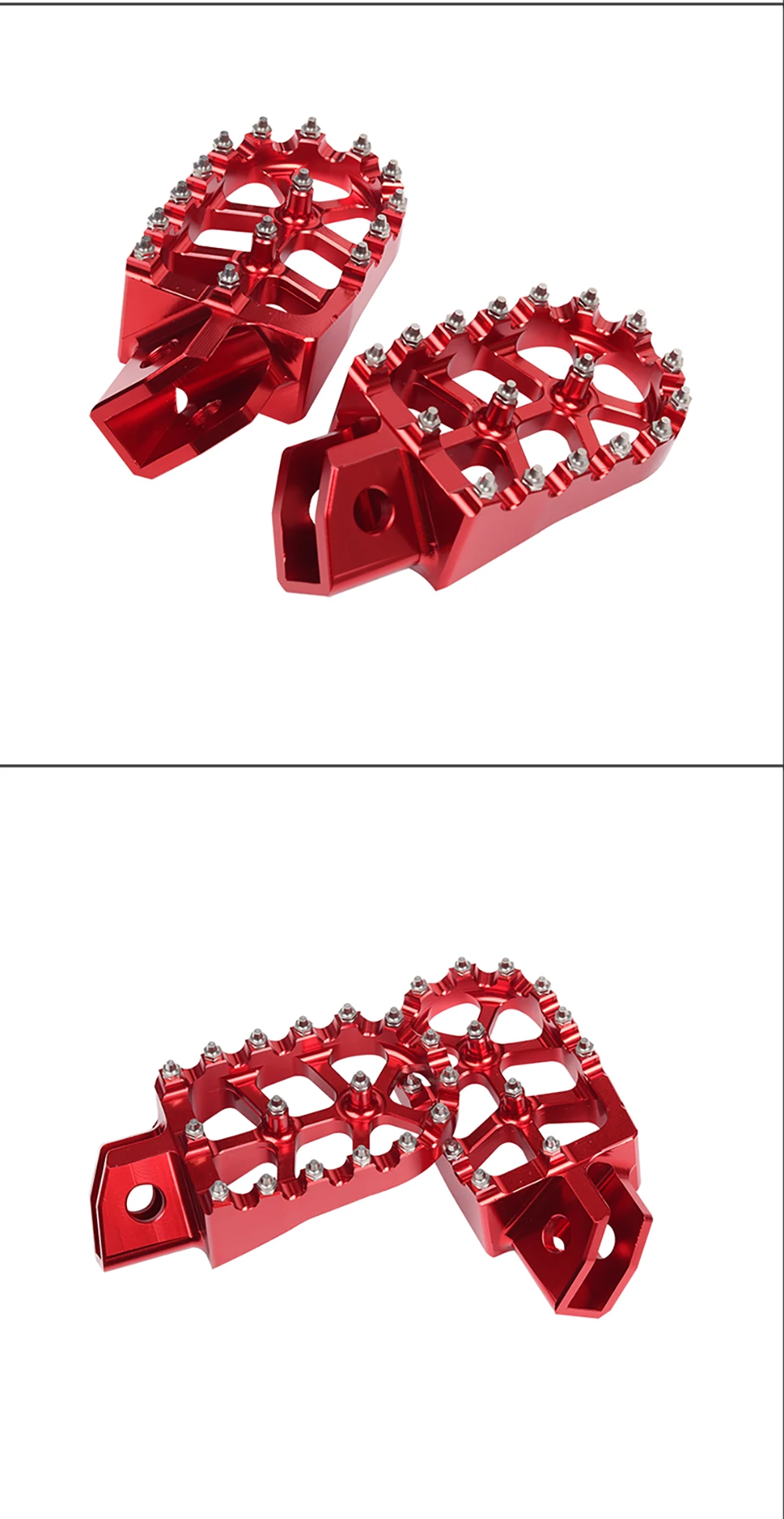 Dirt Bike Motorrad Fußrasten Fußstützen Pedale für Yamaha TTR90 TTR110 TTR125 TTR250 TTR 90 110 125 250 Zubehör – Detail 18