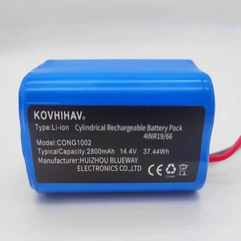 Replacement Battery for CECOTEC CONGA 1090, Conga 1099, CONGA 1190, Conga 1790, Conga 1990, Conga 2290 Ultra 2800mAh / 37.44Wh