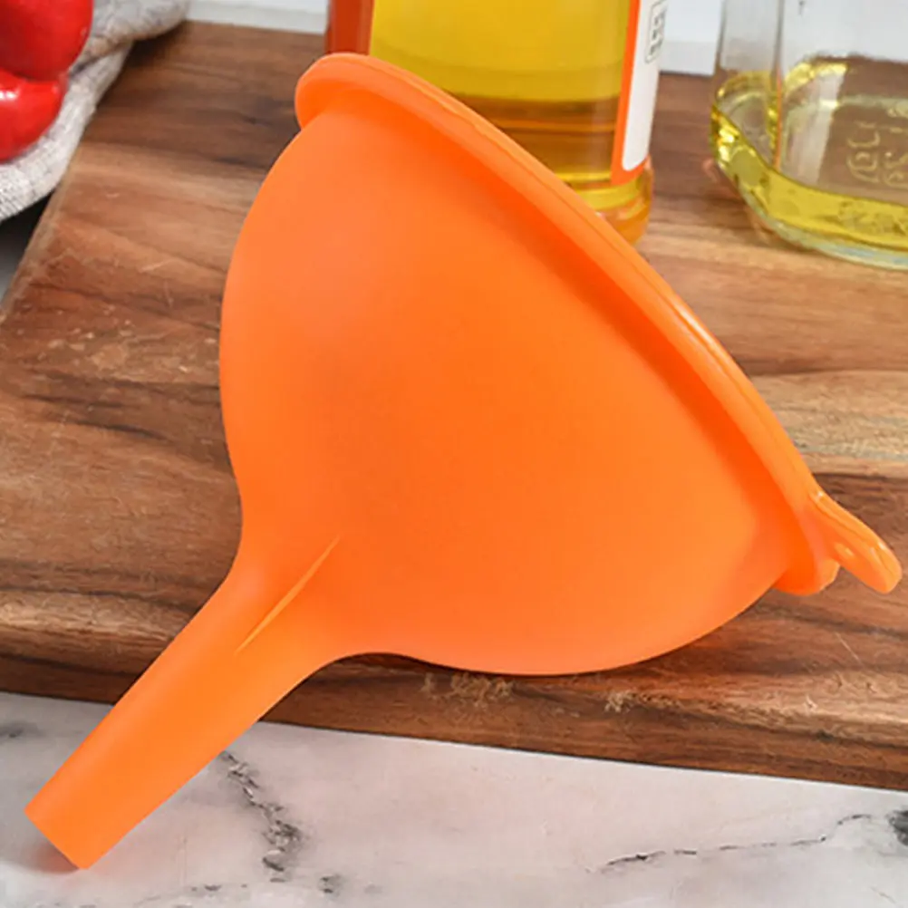 3Pcs Portable Silicone Funnel Set Multi-Function Liquid Filling Tool for Kitchen Bottles Oil Vinegar Sauce Transfer Accessory