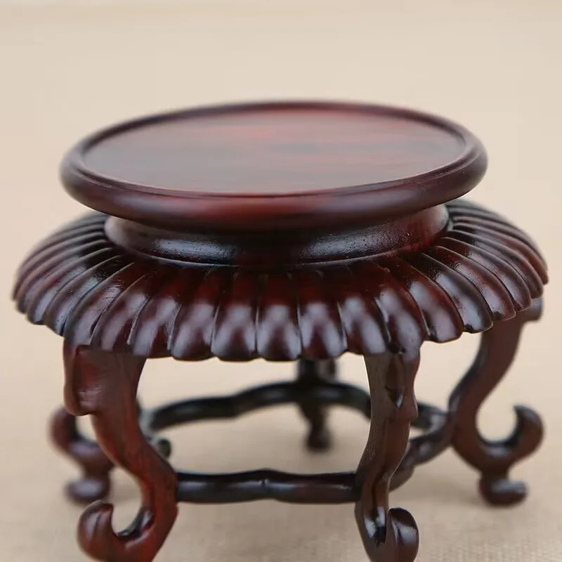 Neoclassical Wooden Display Stand & Pedestal – For Vase, Crafts, Flower Pot/Bonsai, Incense Burner, Tea Set & Home Decor