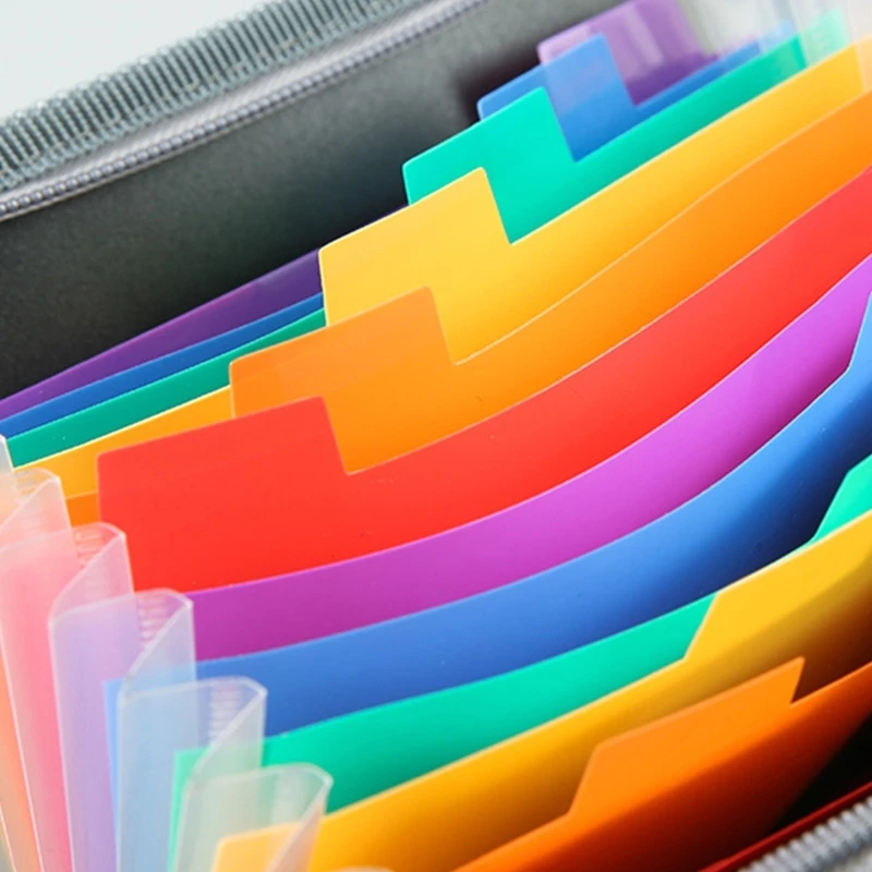 13 Pocket Receipt Organiser Small Accordion Folder for Card, Check, Receipts