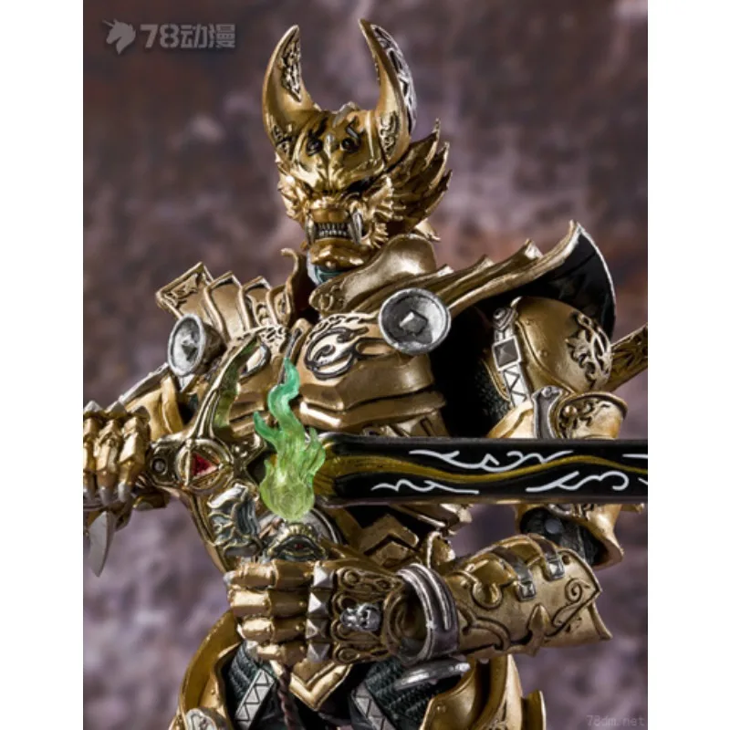BANDAI Osoriginal De Lord of The Rings, Mobiele, Golden Knight, Getande Wolf Anime Action Figure Model Speelgoed Cadeaus voor Jongen