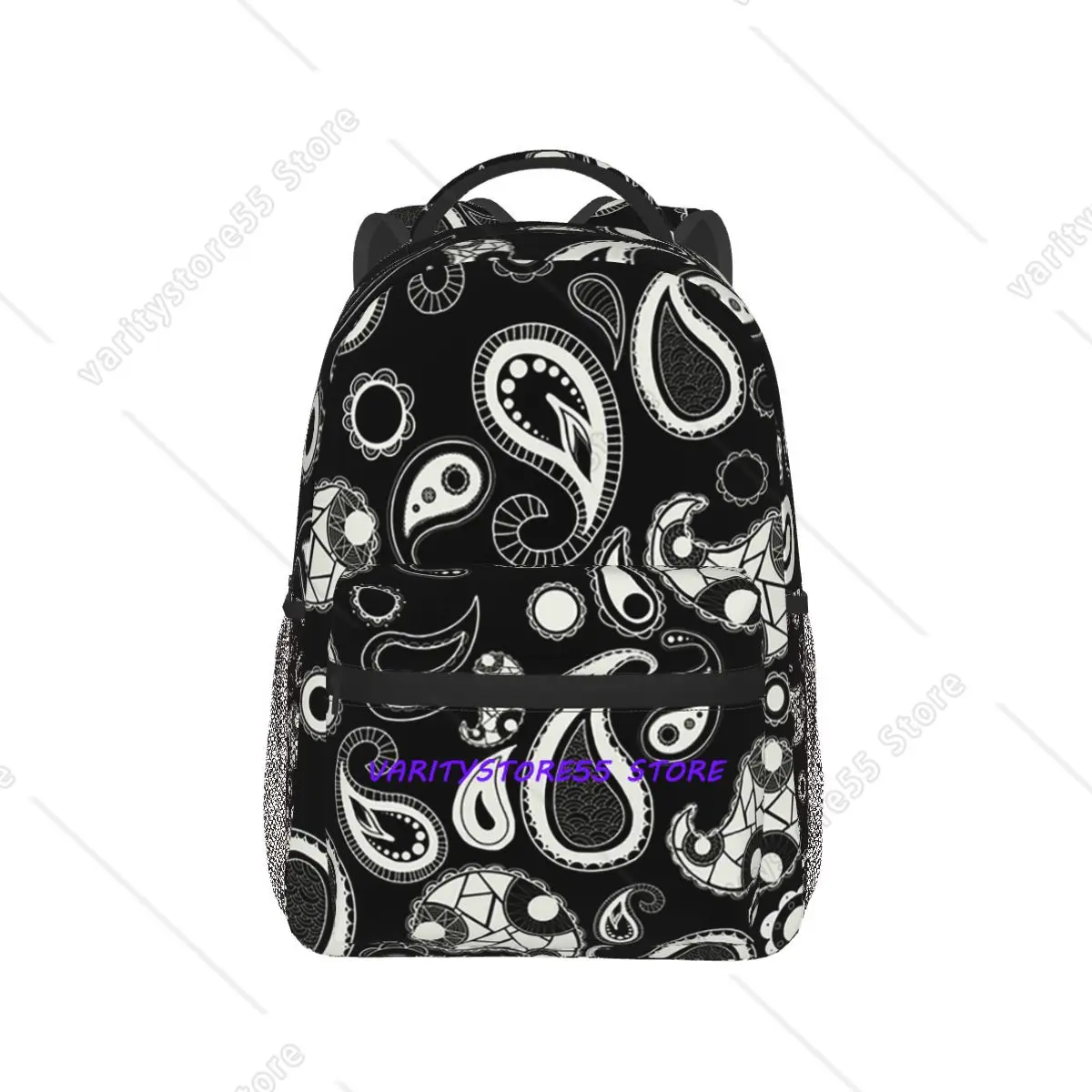 Cool Paisley Bandana Style Backpack Hot Sale Daypack Large Capacity Kids BookBag School Bag Shoulder Bags for Men Women