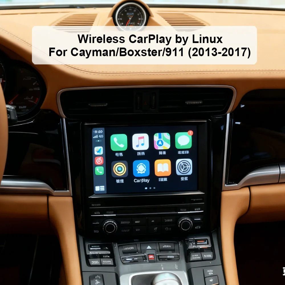 

8.4" Car Radio For Porsche Cayman/Boxster/911(2013-2017)Wireless CarPlay Android Auto 4G WiFi Bluetooth Car Multimedia Player