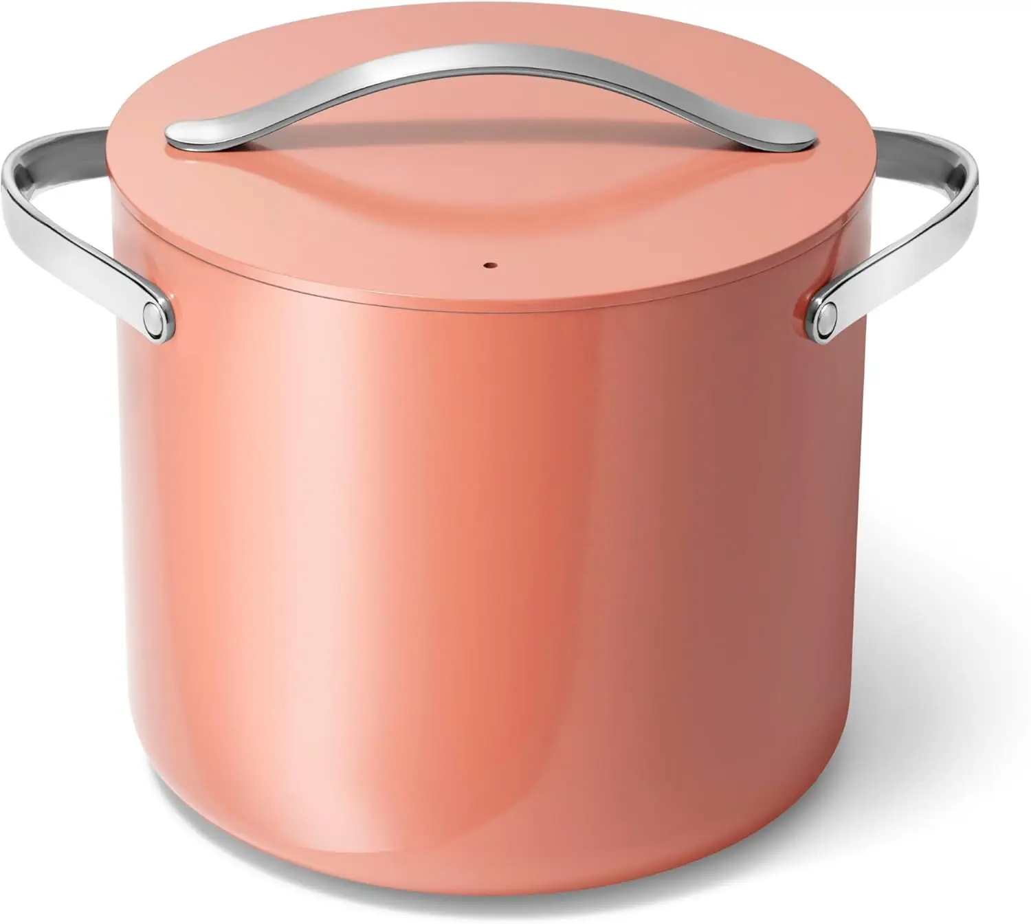 Caraway Stock Pot 12 Qt Ceramic Coated Pot With Lid  Fee From Forever Chemicals  Large Pot for Bigger Batches Perracotta