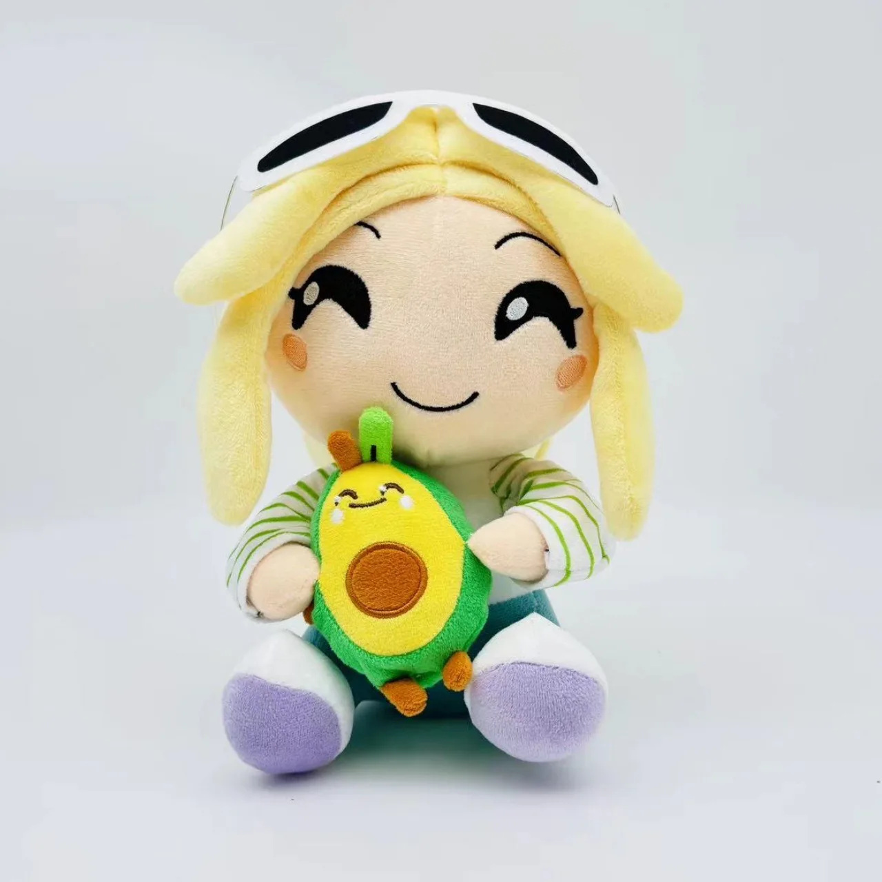 

New 24cm Avocado Playz Plush Doll Anime Stuffed Peripherals Soft Cute Kid Toys Birthday Gifts