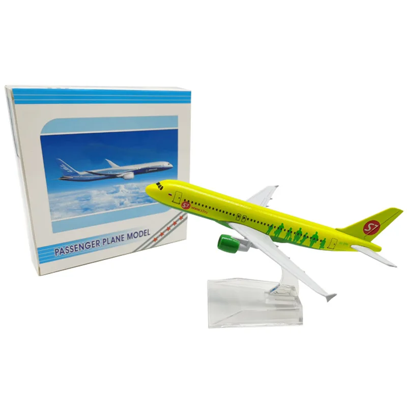 1:400 Scale Metal Aircraft Model 16cm Siberia Airlines A320 Airbus Die-Cast Model Children's Toy Room Decor