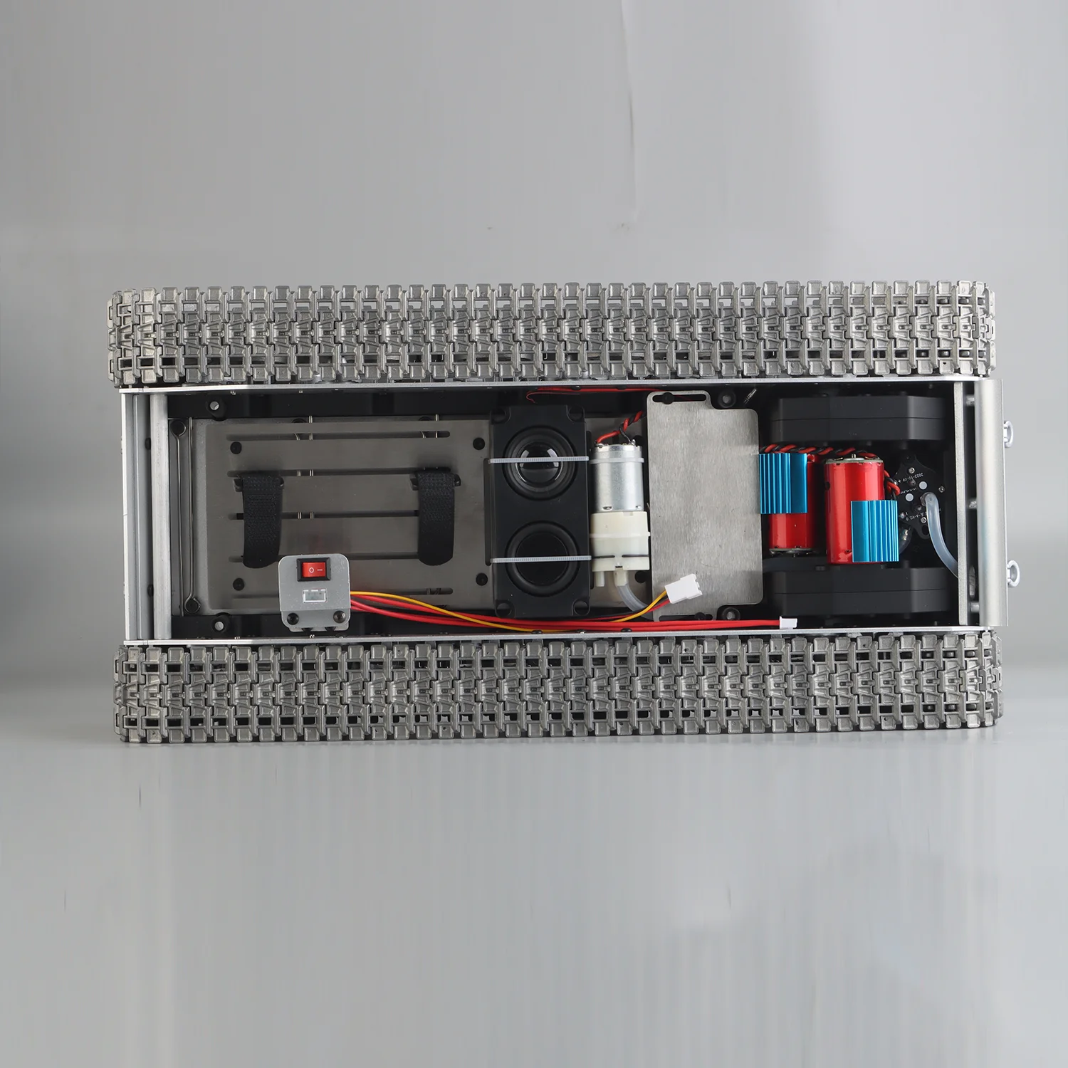 هنغ هيكل معدني طويل الاتحاد السوفياتي KV-1 دبابة نموذج rc الدبابات 1/16 (7.0 والطريق المعدني وعجلة ضرس معدنية 360 ° برج دوار)