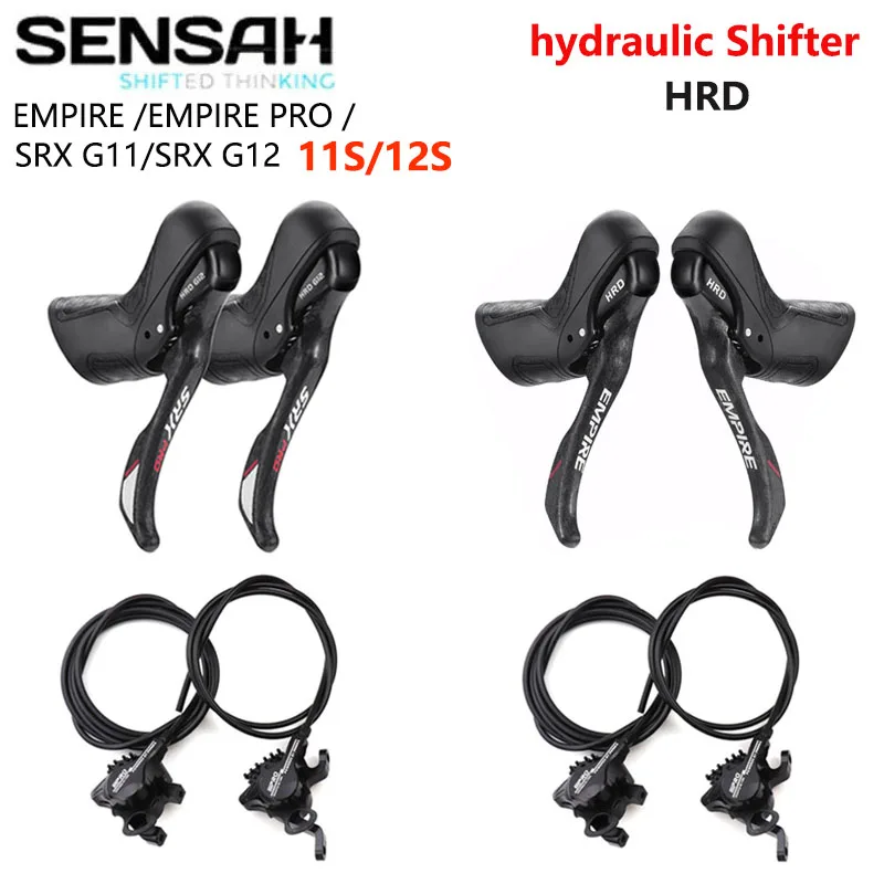 SENSAH EMPIRE / EMPIRE PRO / SRX G11 / SRX G12 HRD 2X11S/2X12S/1X11S/1X12S Hydraulic Shifter Road Bike Hydraulic Disc Brake