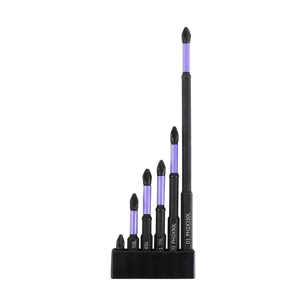 25-150mm Anti Non-slip Batch Head Magnetic Impact Strong Cross Bit WaterProof Steel PH2 Screwdriver Bits Cross Head Bit