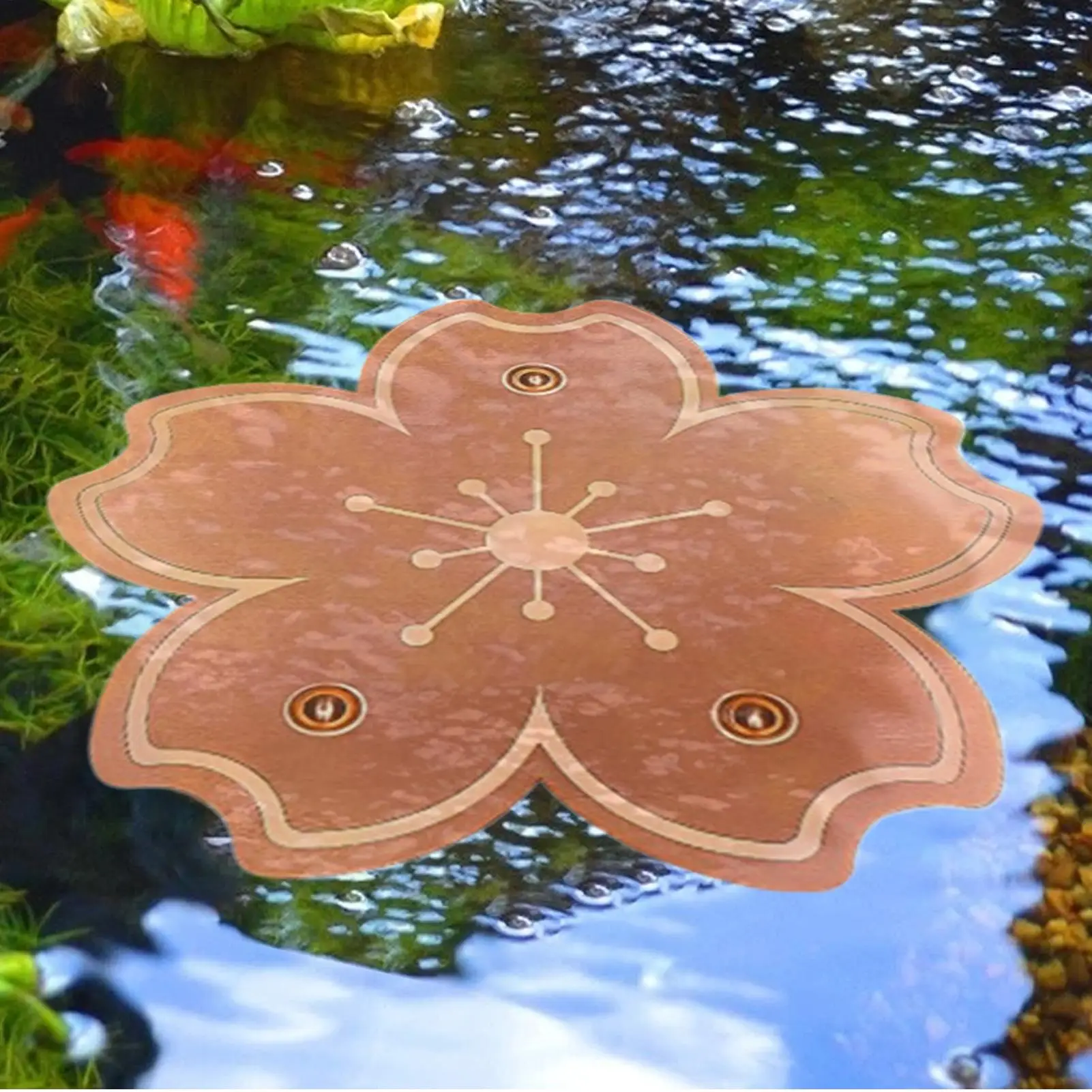 Cleaning Disk Copper Purification Cleaner Triple-Point Support Copper Bird Bath With Triple-Point Support All-Season Birdbath
