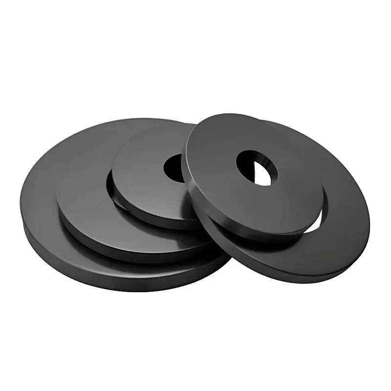M2 M2.5 M3 M4 M5 M6 M7 M8 M10 M12 M13 M14 M15~M42 Black Soft Rubber Flat Washer Plane Spacer Insulation Gasket Ring