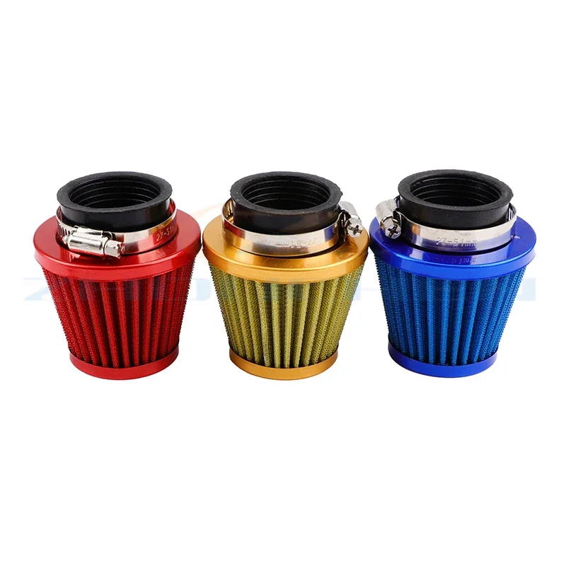 Universal 38mm Mushroom Head Motorcycle Carburetor Air Filter Cleaner Intake Pipe Modified Scooter