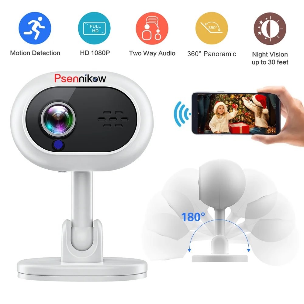 1080P WIFI Baby Monitoring HD Camera Motion Detection Alarm Reminder Voice Interactive A4 Night Vision Monitoring for Baby