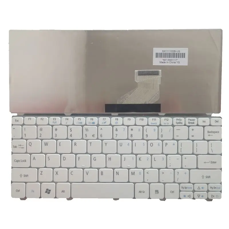 

Клавиатура ноутбука США для ACER Aspire One 521 522 533 D255 D255E D257 D260 D270 NAV70 ZH9