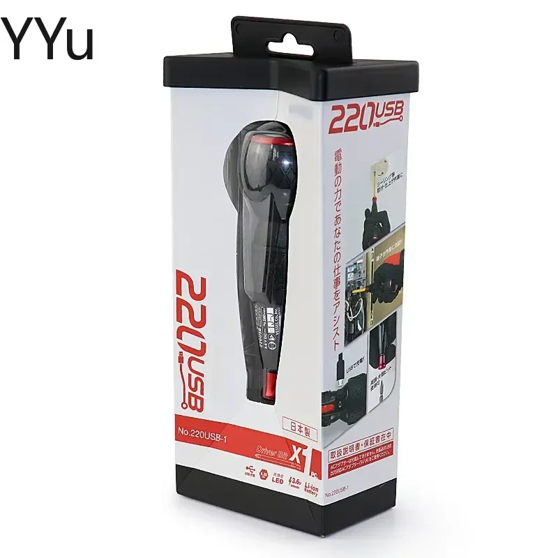 for Cordless Electric Screwdriver Drill Set 220V USB Rechargeable Mini Handheld Power Tool with LED Light Ball Grip DIY Kit