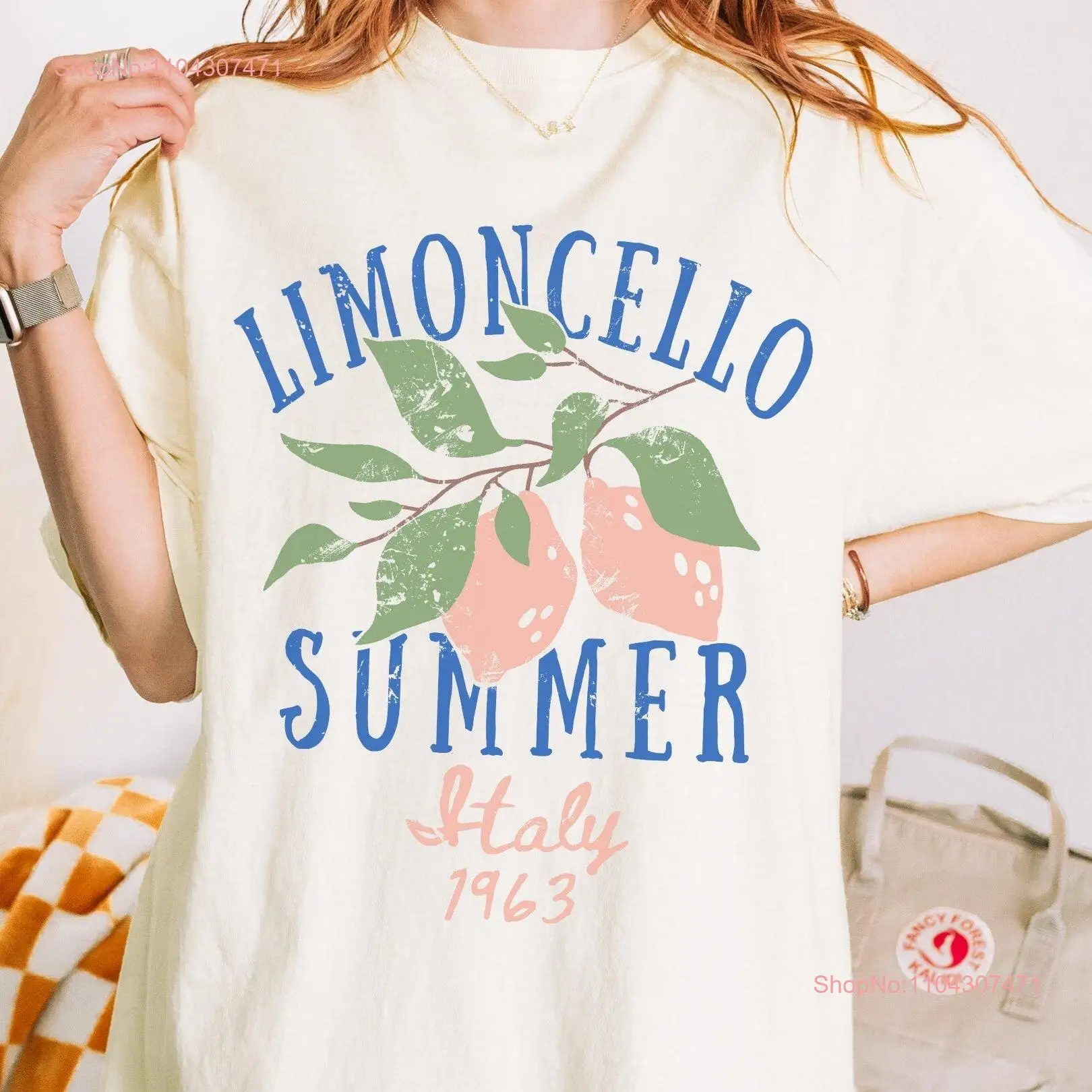 Limoncello T Shirt Lemoncello Tomato Girl Summer Amalfi Coast Italy Italian Lemon FruiT long or short sleeves