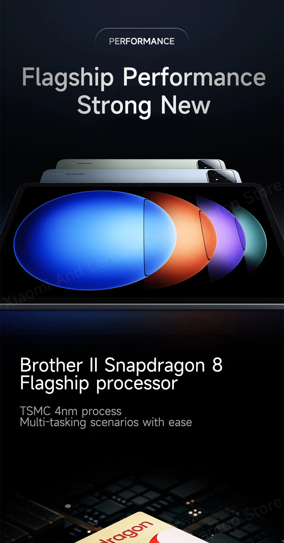 Xiaomi Tablet Xiaomi Pad 6S Pro 12.4 Snapdragon 8 Gen2 12.4" 3K 144Hz Display Hyper OS 10000mAh 120W Super Fast Charge Tablet PC