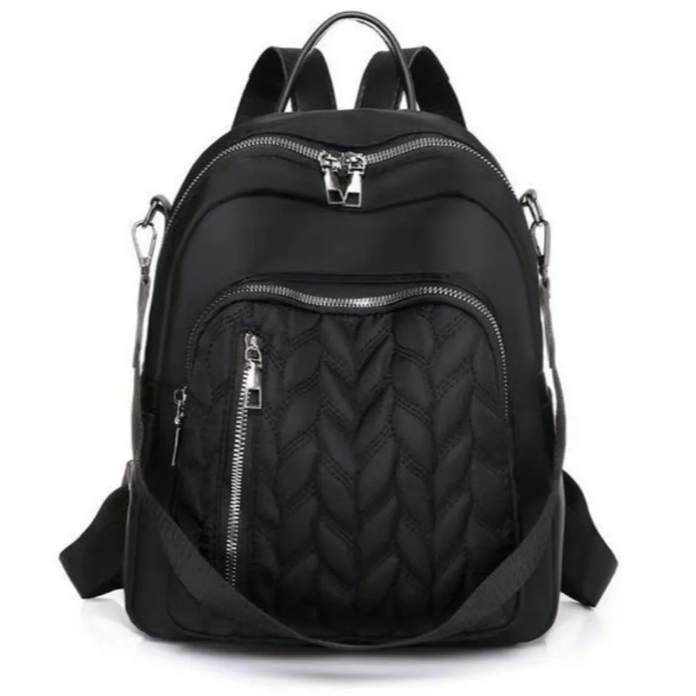 

High Quality Quilted Women Backpack Casual Multifunctional School Bag Large Capacity Shoulder Bag Travel