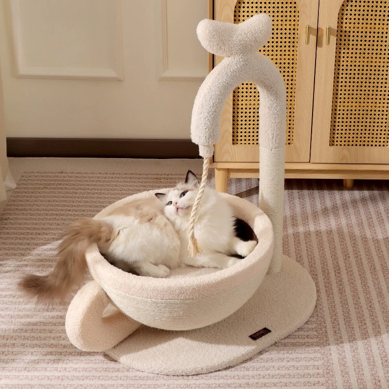 Cat scratching board cat litter integrated plus size cat claw grinding basin