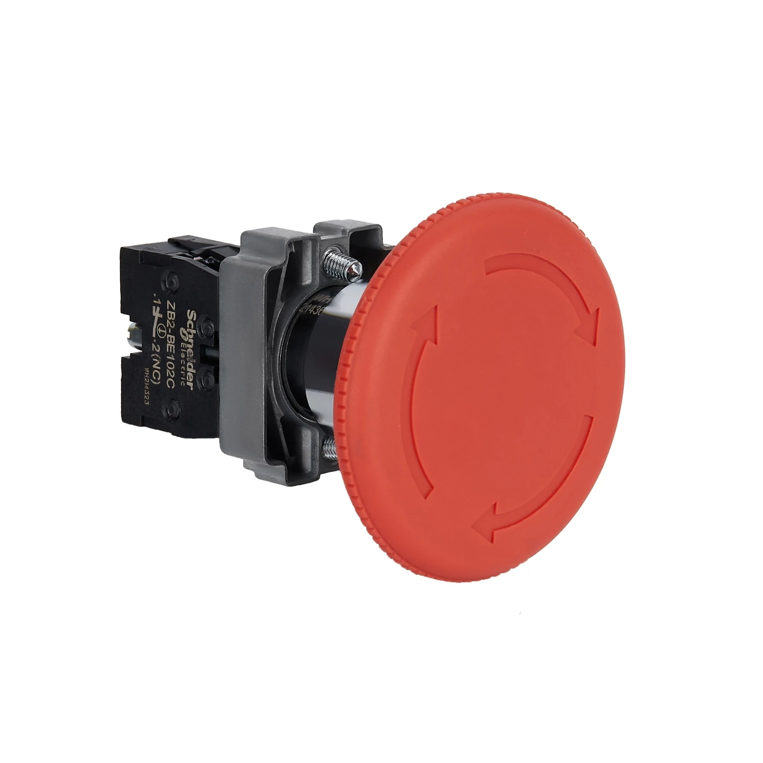 XB2BS642 XB2BS642C = ZB2BZ102C + ZB2BS64C Ø 22 locking type scram button, red, mushroom head diameter Ø 60, turn the reset