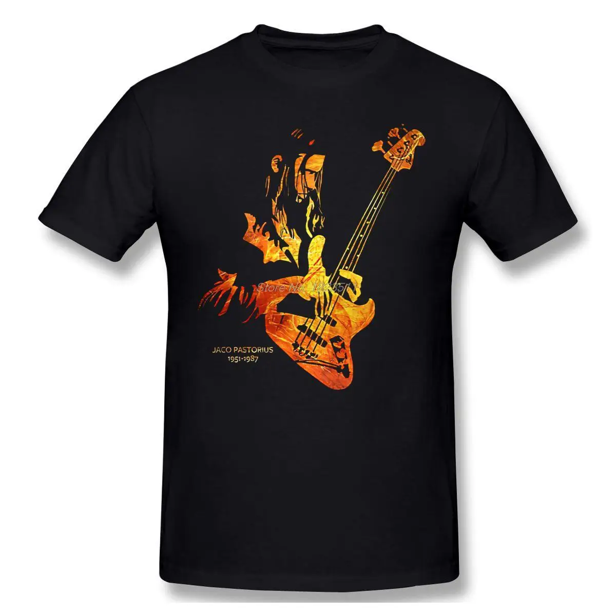 Men Jaco Pastorius In Memoriam Guitar T Shirt Music Bass Cotton 