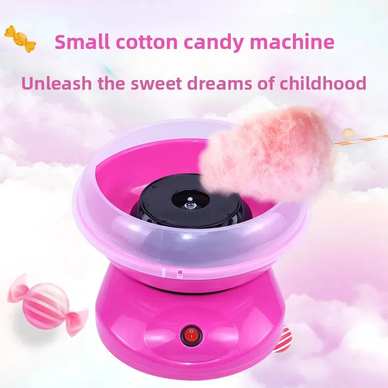 For Household DIY Kids Automatic Electric Mini Marshmallow Machine Fancy Cotton Candy Maker Home Party Scene Wholesale