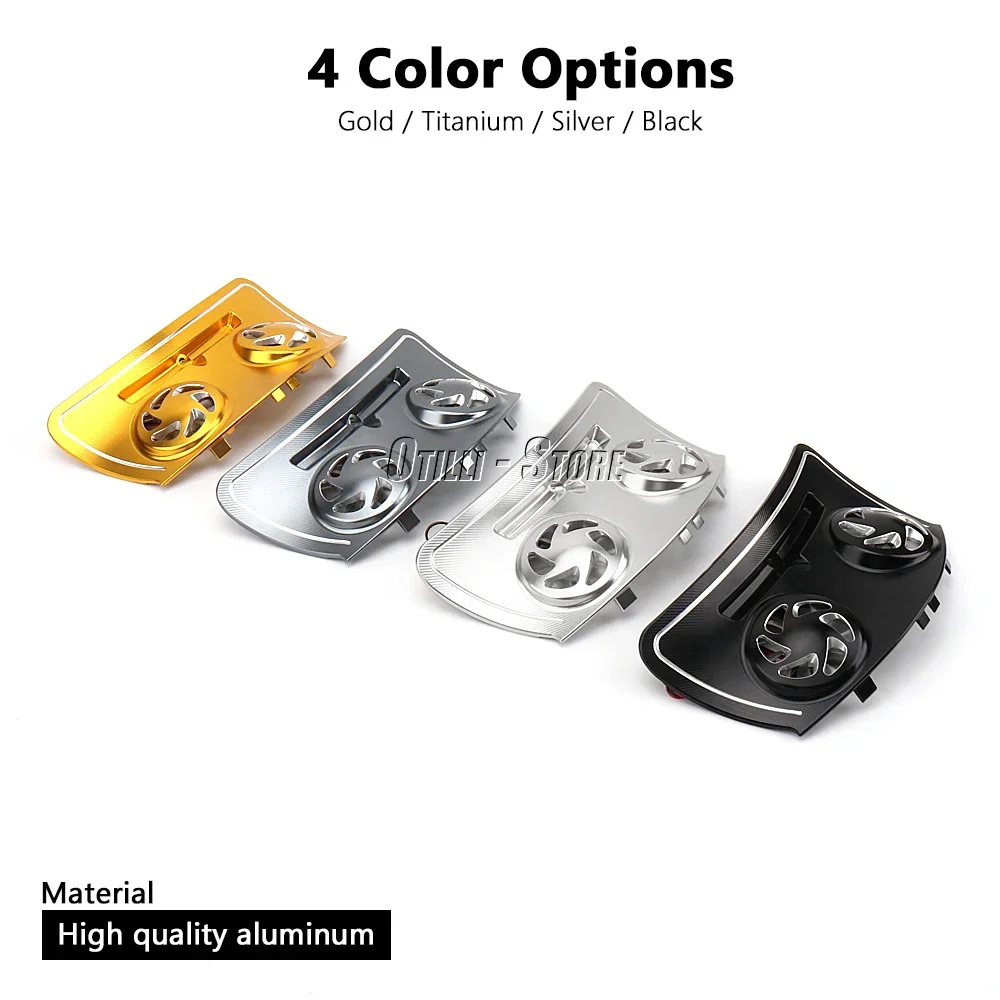 Motorcycle Aluminum Cylinder Head Protector Scooter Fan Cooling Cover Decorative Guard For Vespa Sprint 150 Primavera 150