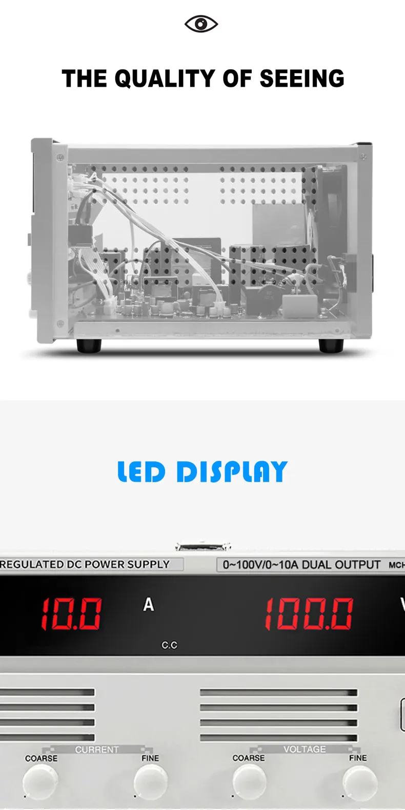 

High-power digital display adjustable constant voltage DC power supply 0-60V80V100V120V150V/ 0-10A