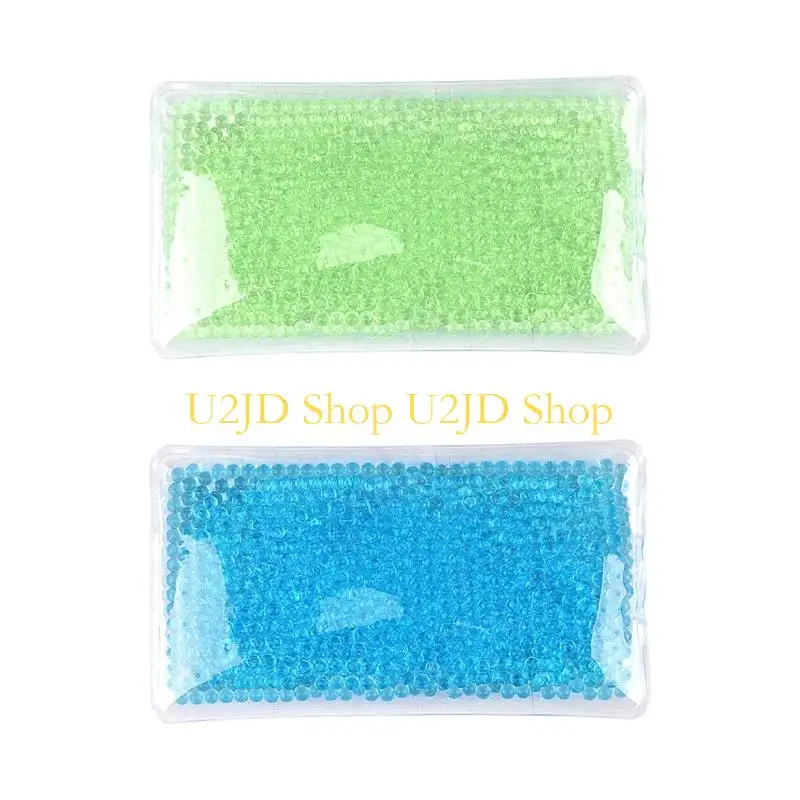 U2JD Hot Cold Packs,Reusable Gel Beads Ice Pack Hot and Cold Therapy for Breastfeed Injury,Headache,Tired Eye,Sinus Relief