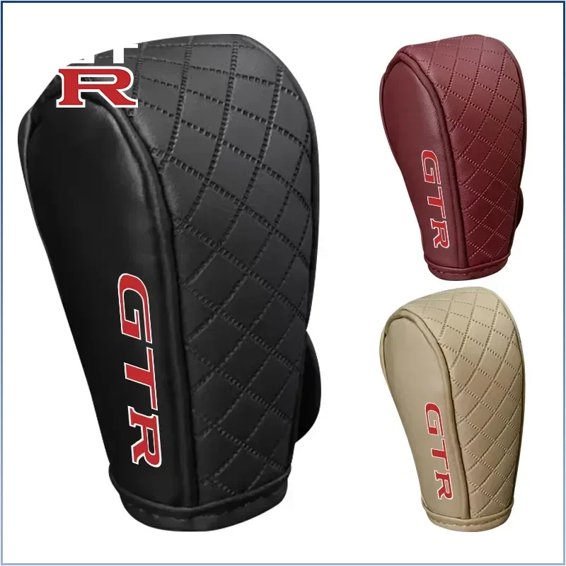 Car Gear Shift Handle Cover Shifter Protect Case for Nissan Nismo GTR X-trail Qashqai J10 Tiida Juke Note Patrol Almera Hub Caps view 2