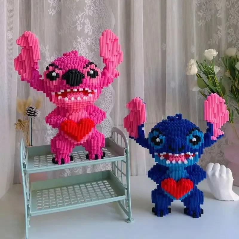 Super Sized Love Stitch Puzzle 3D Assembly Toy Building Blocks Angel Children's Toy Birthday Gift Ornament