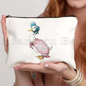 Lucu Beatrix Potter Kartun Peter Rabbit Anime Bebek Wortel Kawaii Hewan Kanvas Kosmetik Makeup Toilet Tas Pensil Case Pouch 10 poster jessica rabbit penjualan terbaik - №