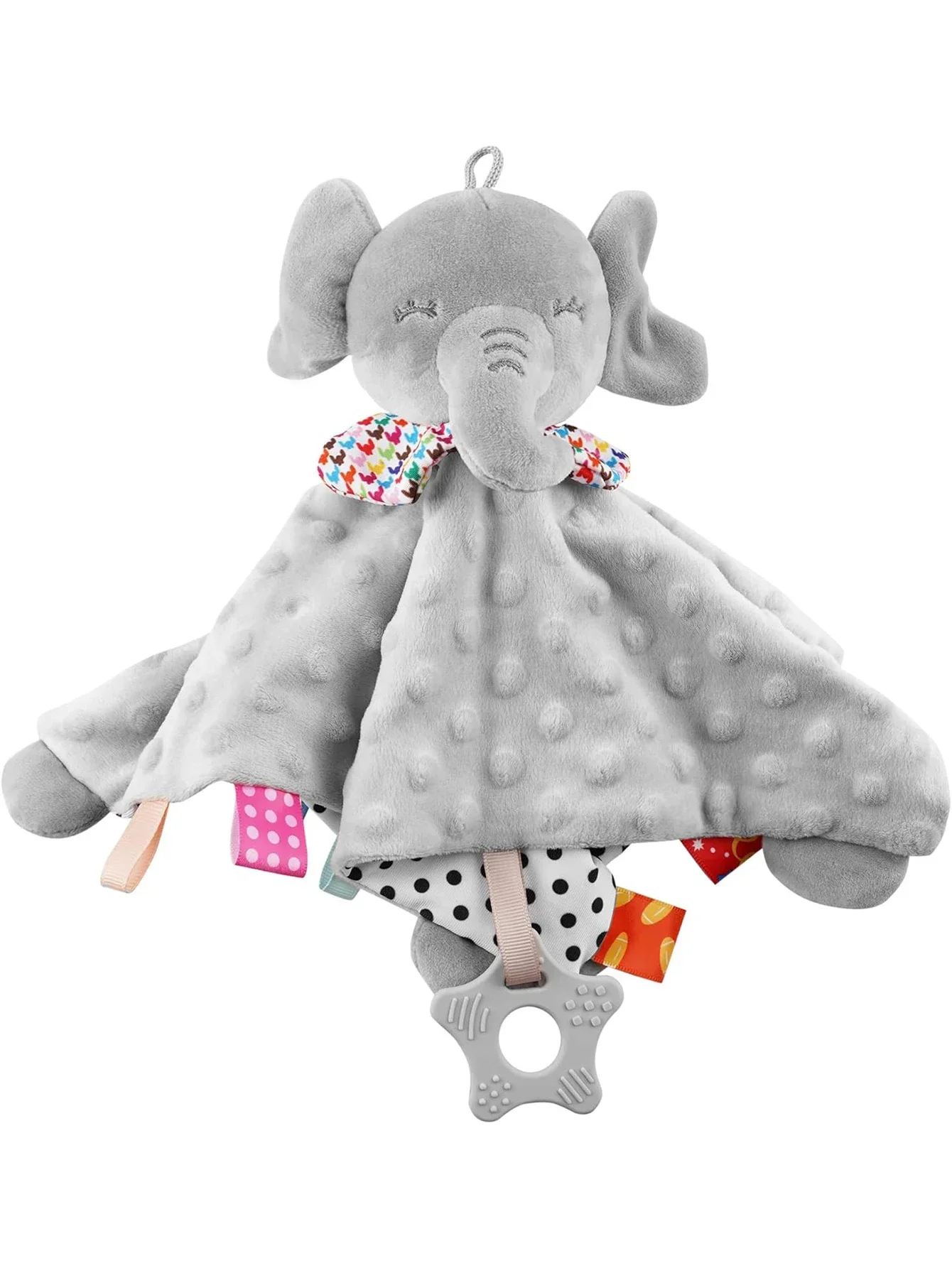 

Reassure Sleeping Comforter Elephant Baby Blanket Soft Appease Towel Baby Rattle Animals Toys Soothe Towel Lathe HangingToddler