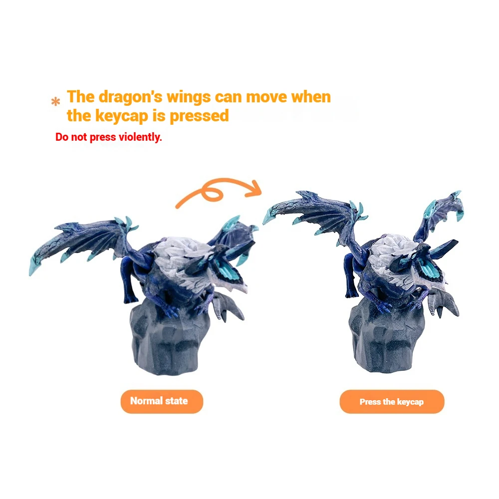 Para lol keycap teclado mecânico móvel 3d chave liga das lendas antigo dragão keycaps lol mercadoria