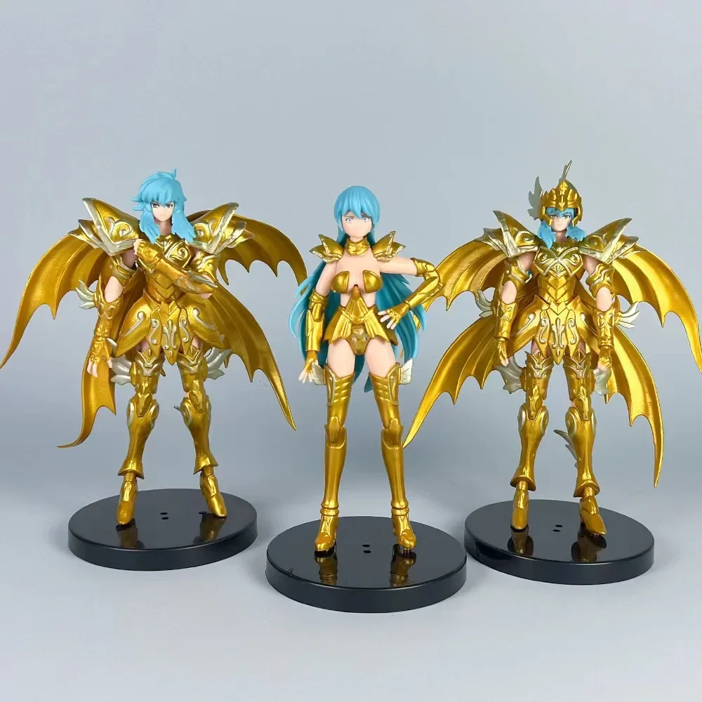 20cm Anime figure Saint Seiya gold saints Pisces Abrodi LC Knights of the Zodiac Anime Action Figure Toys model