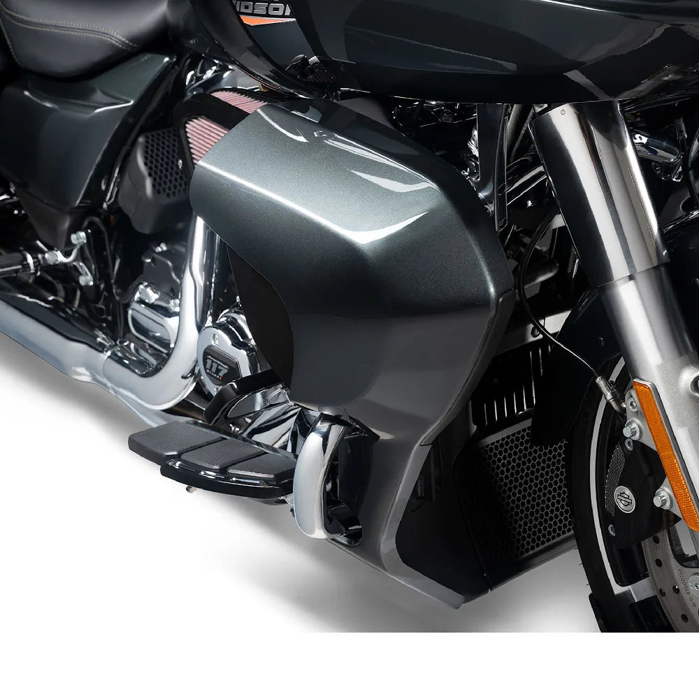 Motorcycle Fairing Lowers & Extended Chin Spoiler Kit Fit For Harley Touring CVO Street Road Glide FLHX FLTRX 23-24 FLHXU 24-Up